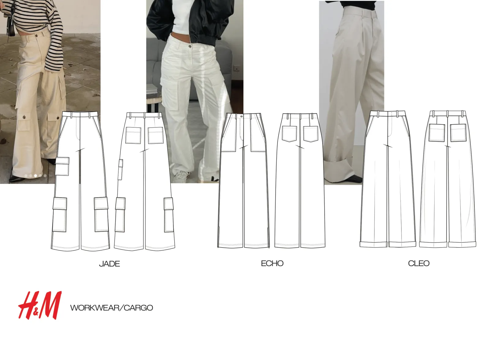 H&M Denim and Tailoring Trousers image 2