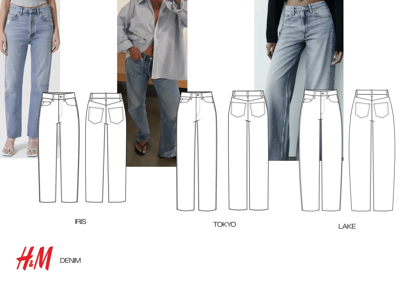 H&M Denim and Tailoring Trousers image 5