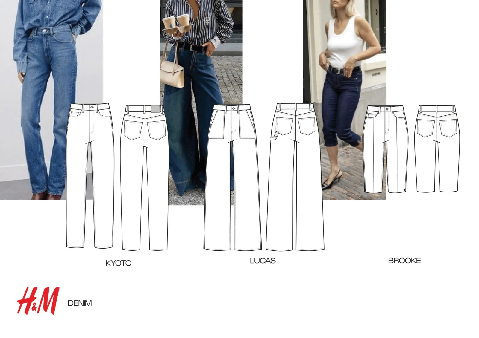 H&M Denim and Tailoring Trousers image 6